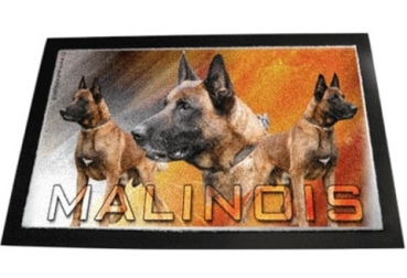 Designer Fussmatte Belgischer Schäferhund Malinoi 2