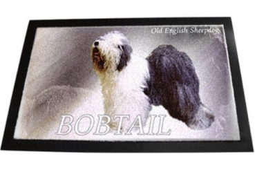 Designer Fussmatte Bobtail / Old english Sheepdog