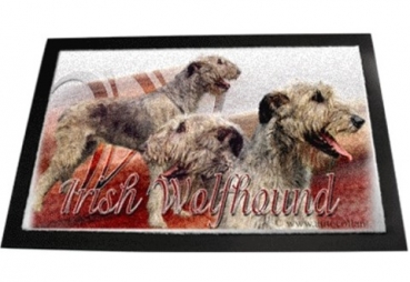 Designer Fussmatte Irish Wolfhound 1