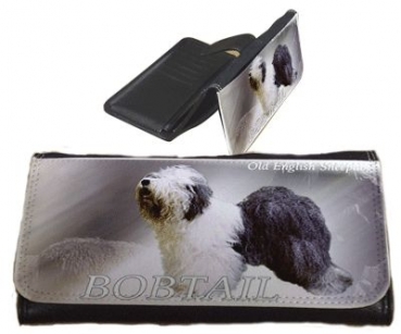 Frauen Geldbörse Brieftasche Bobtail / Old english Sheepdog
