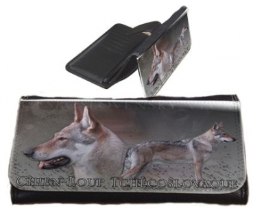 Frauen Geldbörse Brieftasche Tschechoslowakischer Wolfhund