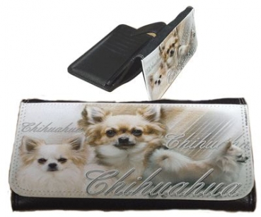 Frauen Geldbörse Brieftasche Chihuahua 1 Langhaar