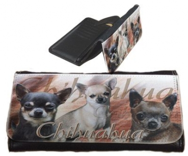 Frauen Geldbörse Brieftasche Chihuahua 2 Kurzhaar