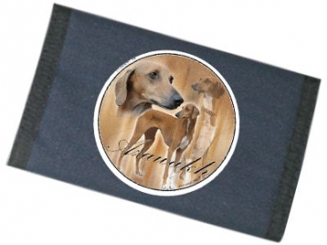Männer Geldbörse Brieftasche Azawakh 2 Afrikanischer Windhund