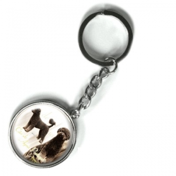 Metall Schlüsselanhänger Portugiesischer Wasserhund 2