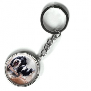 Metall Schlüsselanhänger Tibetan Terrier / Tibet Terrier