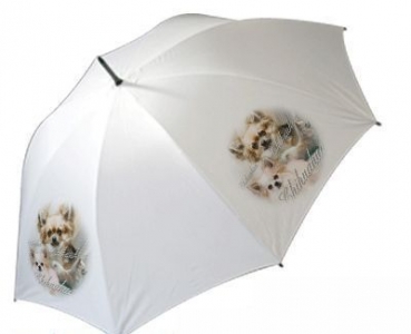 Regenschirm Motiv Chihuahua 1 Langhaar
