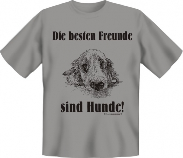 T-shirt Die Besten Freunde sind Hunde !