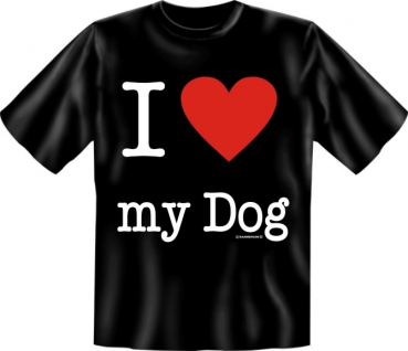 T-shirt I Love my Dog