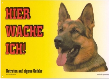 Warnschild Deutscher Schäferhund 1