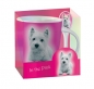Preview: Kakaotasse Motiv West Highland White Terrier mit Löffel