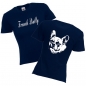 Preview: Girlie T-Shirt Motiv Französische Bulldogge 2
