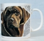 Preview: Tasse Motiv Labrador braun