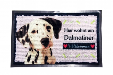 Fussmatte Dalmatiner Dalmatien Dalmatinac Fussabtreter