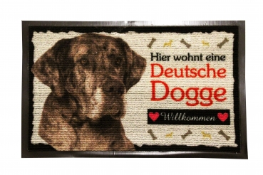 Fussmatte Deutsche Dogge  Great Dane Fussabtreter