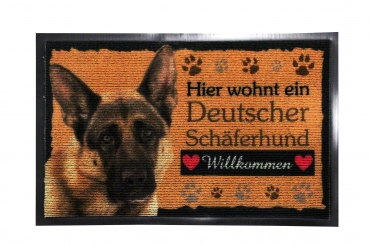 Fussmatte Deutscher Schäferhund German Shepherd Fussabtreter