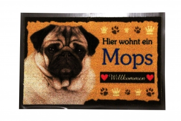 Fussmatte Mops