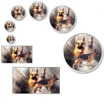 Aufkleber Deutscher Schäferhund 1