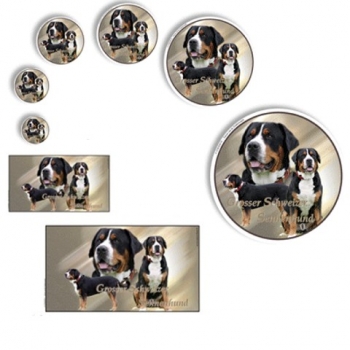 Aufkleber Großer Schweizer Sennenhund