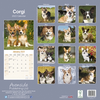 Kalender 2023 Corgi