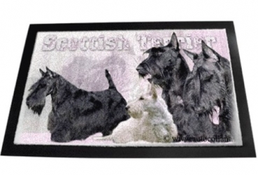 Designer Fussmatte Scottish Terrier 1