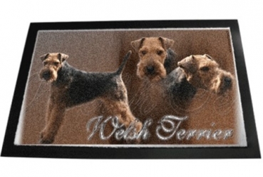 Designer Fussmatte Welsh Terrier