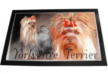 Designer Fussmatte Yorkshire Terrier 1