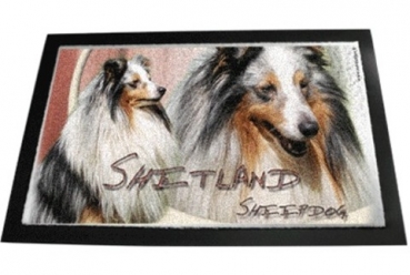 Designer Fussmatte Shetland Sheepdog 2 Sheltie