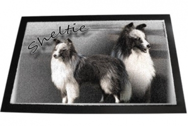 Designer Fussmatte Sheltie 4 Shetland Sheepdog