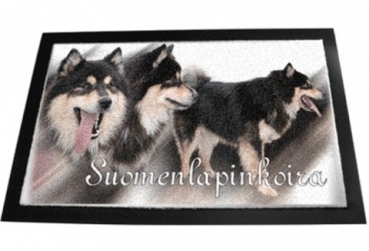 Designer Fussmatte Suomenlapinkoira 1 Finnischer Lapphund