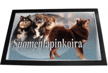 Designer Fussmatte Suomenlapinkoira 2 Finnischer Lapphund