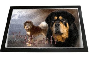 Designer Fussmatte Tibetan Mastiff / Tibetmastiff