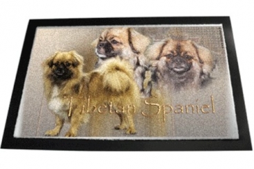 Designer Fussmatte Tibetan Spaniel / Tibet Spaniel