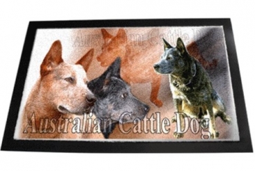 Designer Fussmatte Australian Cattle Dog 1 Australischer Treibhu