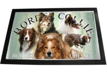 Designer Fussmatte Border Collie 3