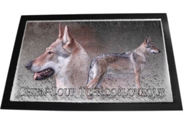Designer Fussmatte Tschechoslowakischer Wolfhund