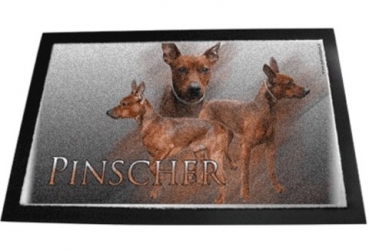 Designer Fussmatte Pinscher Deutscher Pinscher