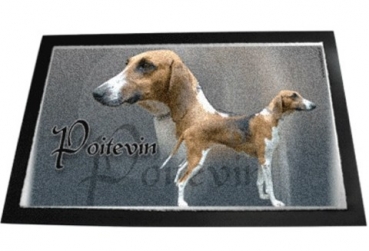 Designer Fussmatte Poitevin Hund