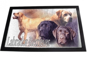 Designer Fussmatte Labrador Retriever mix 1