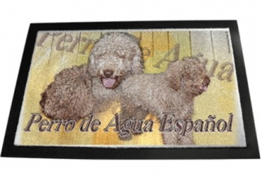 Designer Fussmatte Spanischer Wasserhund