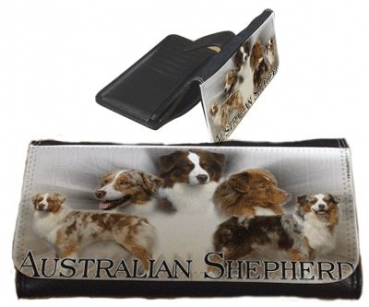 Frauen Geldbörse Brieftasche Australian Shepherd Dog 4