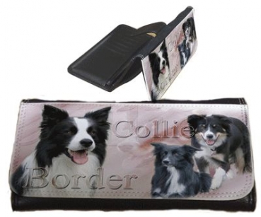 Frauen Geldbörse Brieftasche Border Collie 2