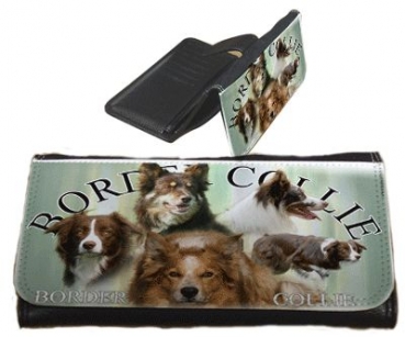 Frauen Geldbörse Brieftasche Border Collie 3