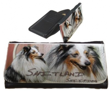 Frauen Geldbörse Brieftasche Shetland Sheepdog 2 Sheltie