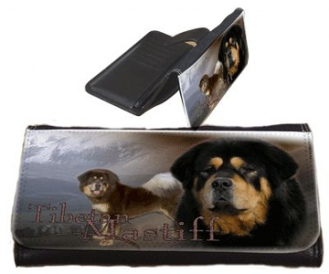 Frauen Geldbörse Brieftasche Tibetan Mastiff / Tibetmastiff