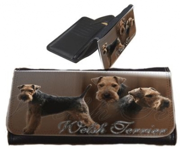 Frauen Geldbörse Brieftasche Welsh Terrier