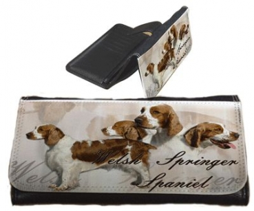 Frauen Geldbörse Brieftasche Welsh Springer Spaniel
