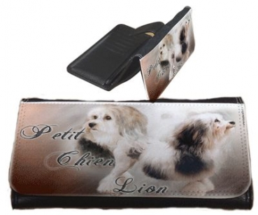 Frauen Geldbörse Brieftasche Petit chien lion / kleines Löwchen