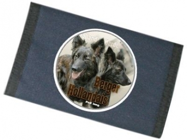 Männer Geldbörse Brieftasche Holländischer Schäferhund 2 Langhaa