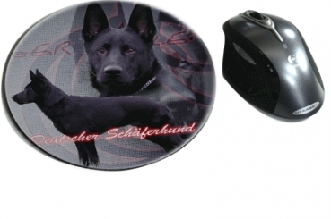 Mousepad Deutscher Schäferhund 2 schwarz